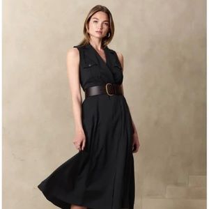 Banana Republic Twill Maxi Dress